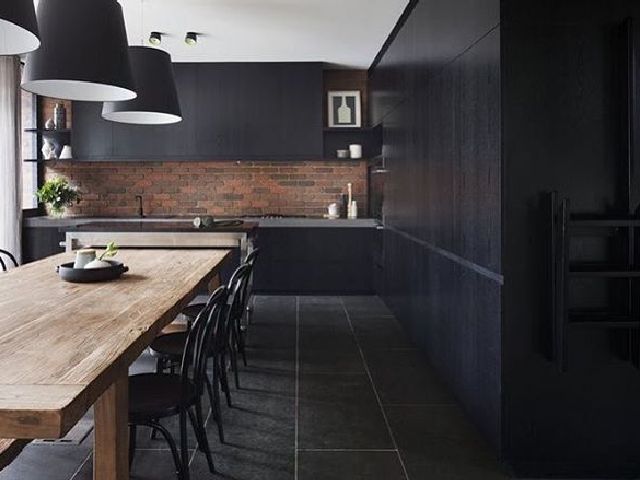 In Black” – Modern Kitchen Design Ideas